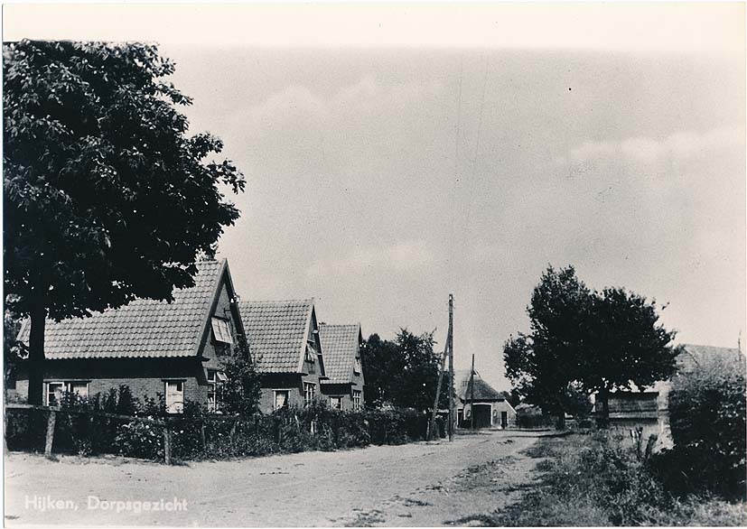 De Meerweg in de jaren 50 van de vorige eeuw. 